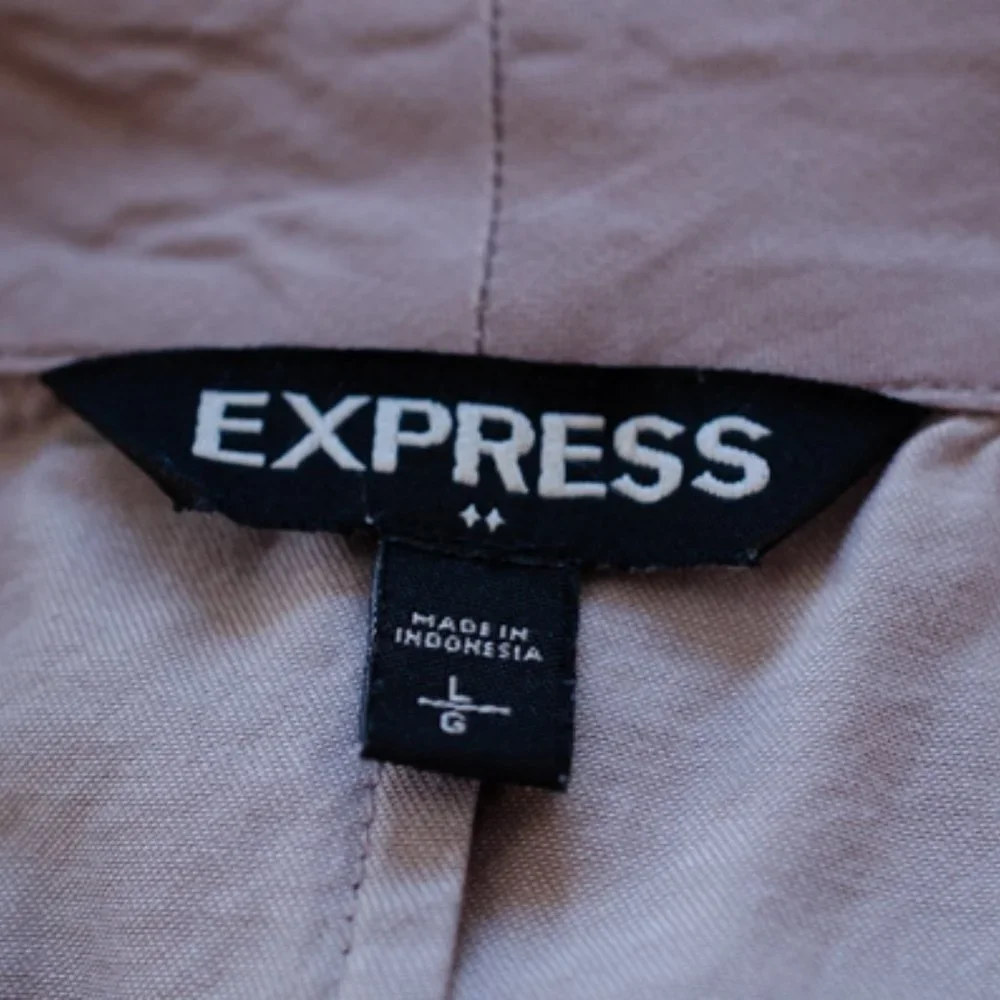 Express Oversized Mauve Blouse - Picture 4 of 4